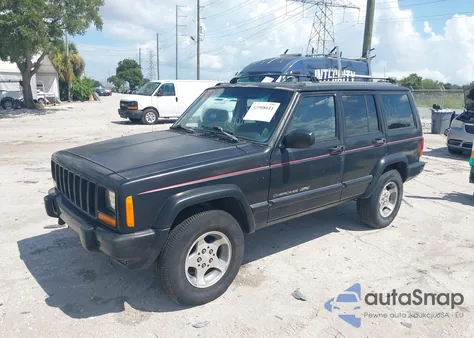 1998 Jeep Cherokee Classic/Sport из США, поврежденный, VIN 1J4FT68S9WL265415